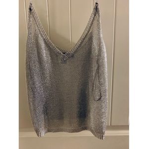 WOMENS SILVER TANK TOP
